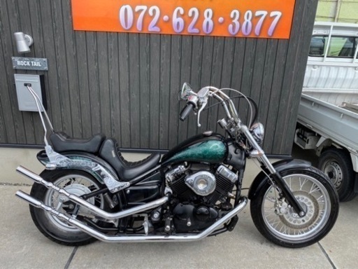 ★50万円　ドラッグスター400 車検付き！フルカス！ヤマハ　ドラッグスター　4TR セル1 実働車　アメリカン　ミッドコン