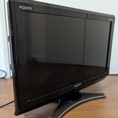 完動品 SHARP液晶テレビ AQUOS LC-20E7-B リモコン付きの画像