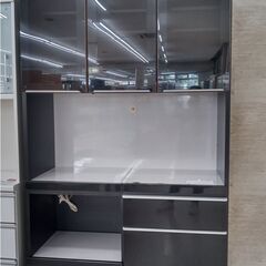 ★ジモティ割あり★ 松田家具 レンジボード 黒 H205×D52×W118 クリーニング済み TJ1941