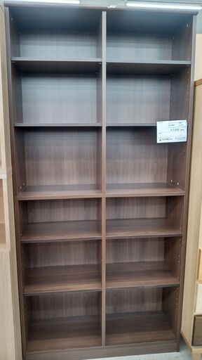 ★ジモティ割あり★  飾り棚 ブラウン H180×D29×W87 クリーニング済み TJ1942