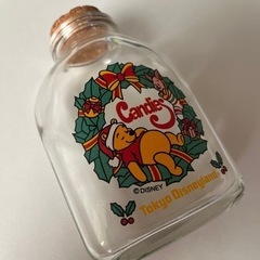 ディズニーランド　キャディー空き瓶　クリスマス　プーさん