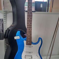 ★ジモティ割あり★  エレキギター 青 H×D×W クリーニング...
