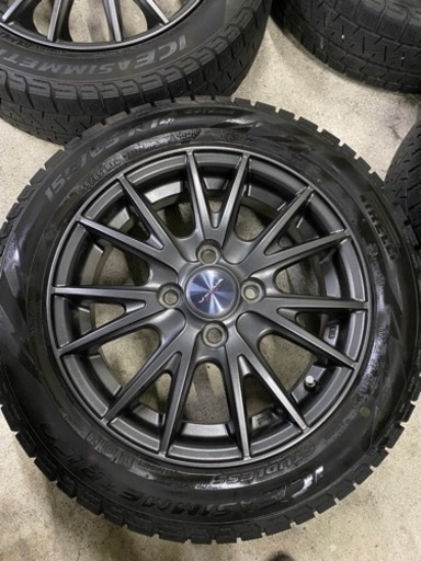 スペーシアギアにて使用　中古タイヤホイール