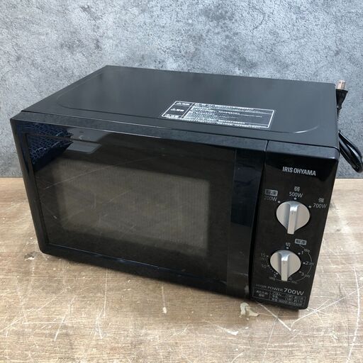 10/4 終 IRIS OHYAMA アイリスオーヤマ 電子レンジ PMB-T176-5-B 黒 50Hz専用 2020年製 菊倉MZ