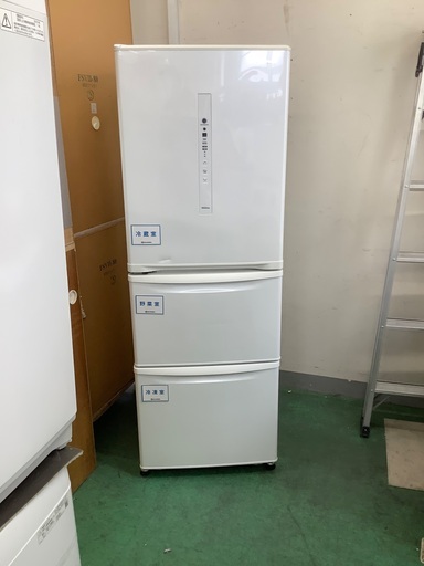 安心の6ヶ月保証付き！！ Panasonic　3ドア冷蔵庫　NR-C340CL-W  2019年製　335L