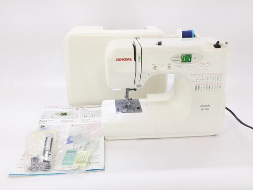 ジャノメ コンピューターミシン ameble SP-150 MODEL 806型 付属品多数　/DJ-1175