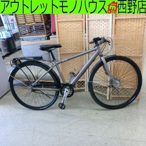 自転車 28インチ 茶系 BEALL フレンチバルブ クロスバイク 70316342 札幌 西野店