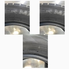 195/65R15 2019年製 バリ溝 WM02 ダンロップ 中古 4本 スタッドレス
