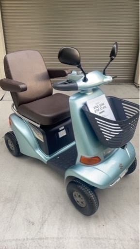 お買い得！ピカピカ！スズキ・セニアカーET4D6型バッテリー新品、タイヤバリ山　オーシャンブルーメタリック　領収書ok