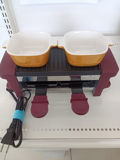 ★ジモティ割あり★ rekolte ラクレット\u0026フォンデュメーカーメルト   動作確認／クリーニング済み HJ681