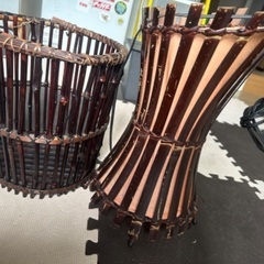 アジア系　照明器具　カゴ