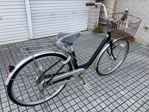 【26インチ自転車】マルイシ製　LEDオートライト付　変速なし　サドル新品❗️若林自転車　膳所店　SALE中❗️
