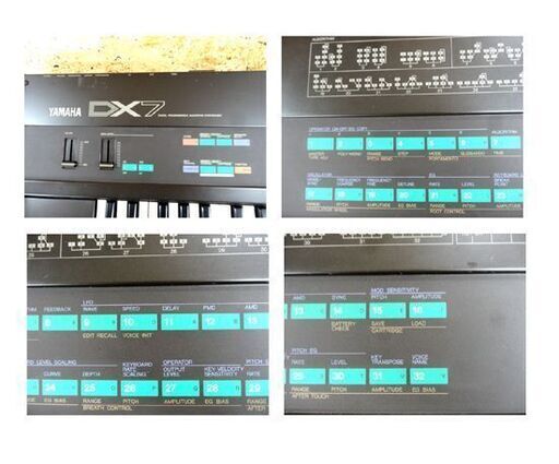 ヤマハ DX7 シンセサイザー 61鍵 キーボード アルゴリズム YAMAHA ハードケース付き 西岡店
