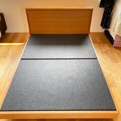 【受渡者決定】シーリージャパン　ダブルベッド　マットレスの画像