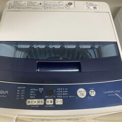 05e28-01g01 宇都宮でお買得な家電を探すなら『オトワリバース!』 洗濯機 AQUA AQW-BK45G 4.5kg 2019年製 中古品の画像