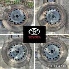 トヨタ パッソ(DBA−LA700S)純正14㌅スチールホイールと14㌅タイヤのセット × 4本