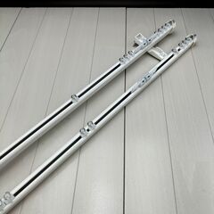 ◆O-2411KA13◆カーテンレール◆ダブル◆122cm◆ホワイト◆