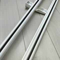 ◆O-2505KA4◆カーテンレール◆ダブル◆122cm◆ホワイト◆の画像