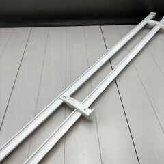 ◆O-2505KA4◆カーテンレール◆ダブル◆122cm◆ホワイト◆の画像