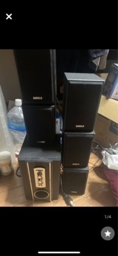 美品！gorilla アンプ付きスピーカー