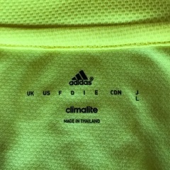 スポーツシャツ(adidas climate) レモン　美品の画像