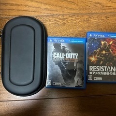 《値下げ中》PS VITAのケースとカセット2つ