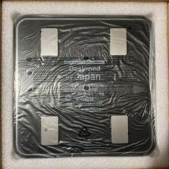 【未使用】AI 体重計 INFIELD 体脂肪計 体組成計 スマホ連動 ブラックの画像