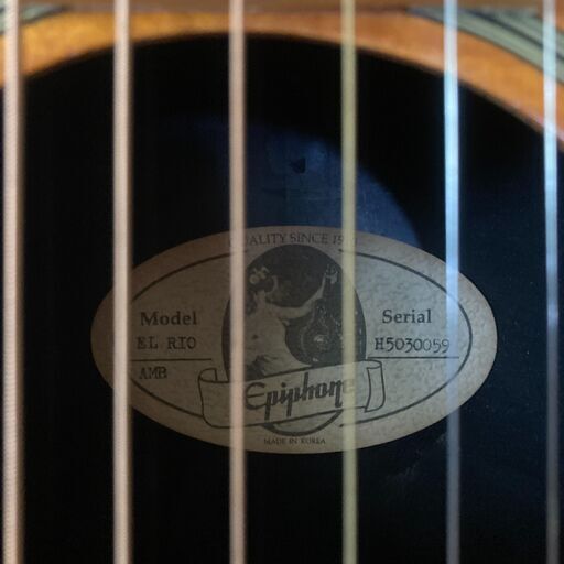 【取引中】中古！Epiphone（エピフォン）エレキアコースティックギター　El Rio エルリオ