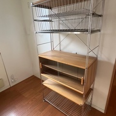無印良品　ラック　棚、ステンレス