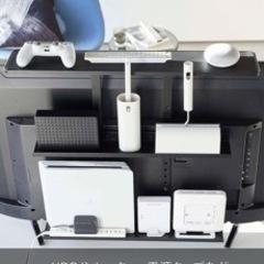 テレビ裏収納ラックの画像