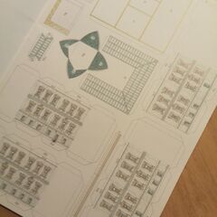 豪華なスペイン国立図書館の部屋を組み立て見る。紙模型＠新品