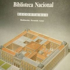 豪華なスペイン国立図書館の部屋を組み立て見る。紙模型＠新品の画像