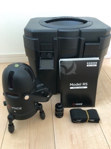 レーザー墨出し器　5ライン赤　大工設備工具DIY