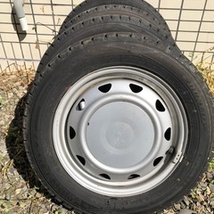 値下げ【ホンダライフ使用】スタッドレスタイヤ+スチールホイール