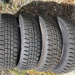 値下げ【ホンダライフ使用】スタッドレスタイヤ+スチールホイールの画像