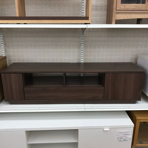 ★ジモティ割あり★  TV台 ブラウン H37×W140×D36 クリーニング済み KJ2891