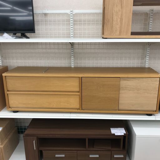 ★ジモティ割あり★ 良品計画 TV台 ブラウン H45×W162×D40 クリーニング済み KJ2892