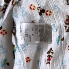 ベビー服　ミッキー柄甚平の画像