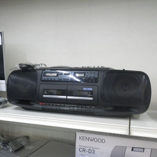 シャープ CDラジカセ QT-50CD-BK【モノ市場東浦店】41