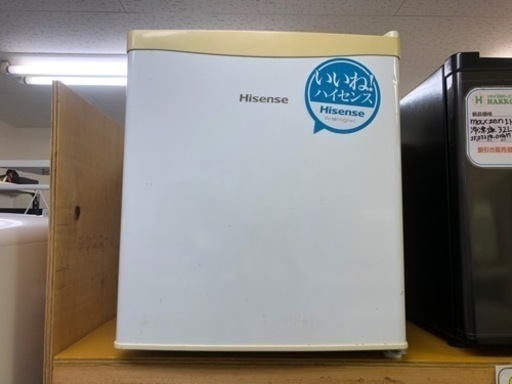 【リサイクルサービス八光】2014年製　ハイセンス　1ドア冷蔵庫　42L　HR-A42JW