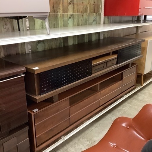 AVボード　柏木工　MN44 ダークブラウン　オークスタジオ　小キズ有り