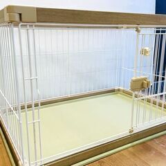 【リサイクルストアスターズ城西店】ペット用サークル 屋根なし ウッディサークル ペットゲージの画像