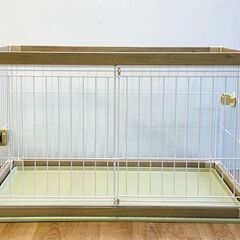 【リサイクルストアスターズ城西店】ペット用サークル 屋根なし ウッディサークル ペットゲージの画像