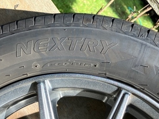 155/65R14 夏タイヤとアルミホイルセット