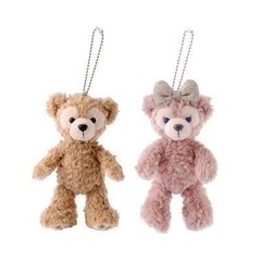 ダッフィー シェリーメイ ぬいぐるみバッジ キーホルダー