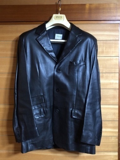 アルマーニ革ジャン