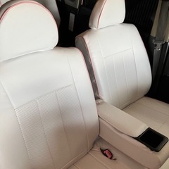 タントL350s.L360s ピンクパイピングシートカバー