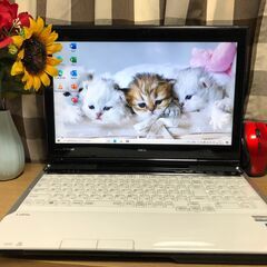 ?１台限定！超高速i7第三・Ａランク美麗美品・新品爆速SSD240GB・Webｶﾒﾗ内蔵・ＮＥＣ・ｸﾘｽﾀﾙﾎﾜｲﾄ・Win11・Win10選択可・Office2021付/15.6ｲﾝﾁ/ﾒﾓﾘ8GB/無線/DVD・CD再生ソフト付No.2309016