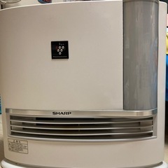 シャープ プラズマクラスター搭載 加湿セラミックファンヒーター ホワイト HX-G120Wの画像
