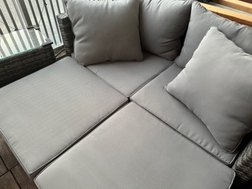 屋外ソファ　5点セット　組立完成品　購入価格36000円